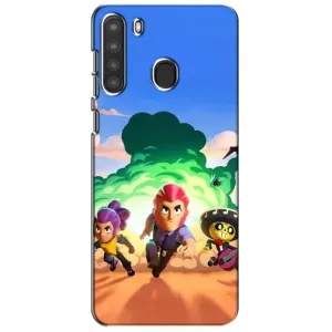 Чехол для Samsung Galaxy A21 (A215) Бравл Старс (VPrint) (Бравел Старс)