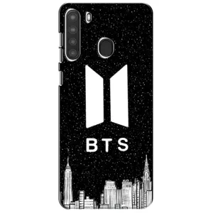 Чохли BTS для Samsung Galaxy A21 (A215) (AlphaPrint) (БТС Лого)