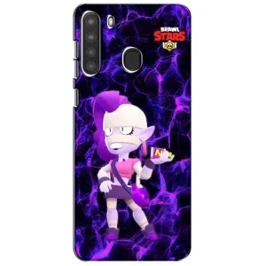 Чехлы Brawl Stars для Samsung Galaxy A21 (A215) (AlphaPrint) (Емз Бравл Старс)