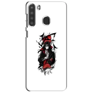 Чохли на тему: Ітачи Учіха для Samsung Galaxy A21 (A215) (AlphaPrint) (Ітачі з атрибутами)