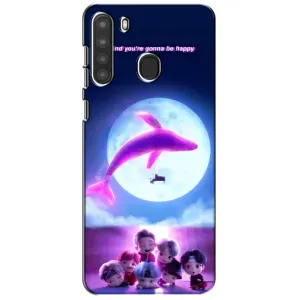 Чохли BTS для Samsung Galaxy A21 (A215) (AlphaPrint) (КИТ BTS)