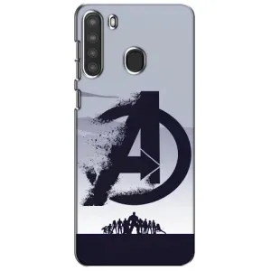 Чохли з героями Марвел Samsung Galaxy A21 (A215) (VPrint) (Команда А)