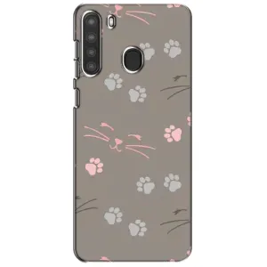 Чохол з малюнком кіт на Samsung Galaxy A21 (A215) (Лапи і вуса)