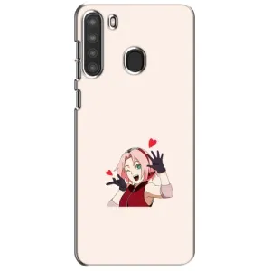 Чохли Персонажі Аніме Наруто для Samsung Galaxy A21 (A215) (AlphaPrint) (Лайк Сакура)