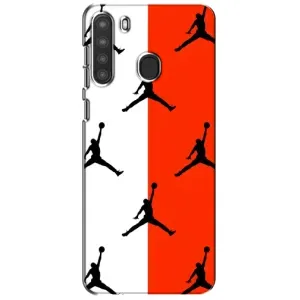 Чохли для Samsung Galaxy A21 (A215) - з картинкою JORDAN (AlphaPrint) (Лого Джордан)