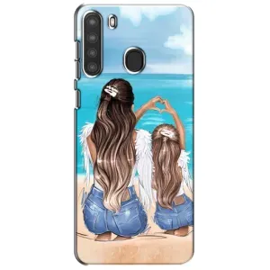 Чохол з друком для Samsung Galaxy A21 (A215) - (Мама з дитинкою) (AlphaPrint) (Мама з донькою)