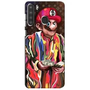 Бренднові Чохли для Samsung Galaxy A21 (A215) - (PREMIUMPrint) (Mario LV)
