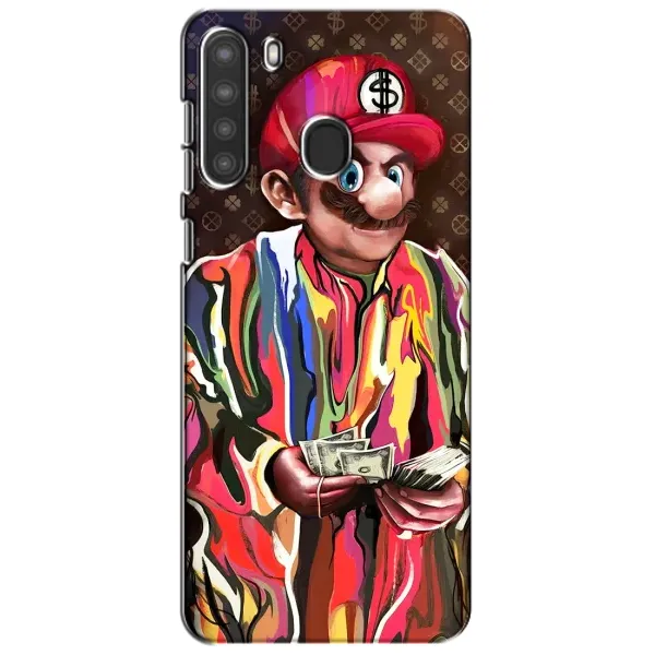Чехол с принтом «Mario LV» для Samsung Galaxy A21 (A215)