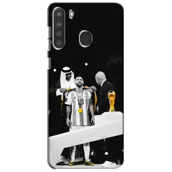 Чехол с принтом «Месси в накидке» для Samsung Galaxy A21 (A215) Чехол с принтом «Месси в накидке» для Samsung Galaxy A21 (A215)