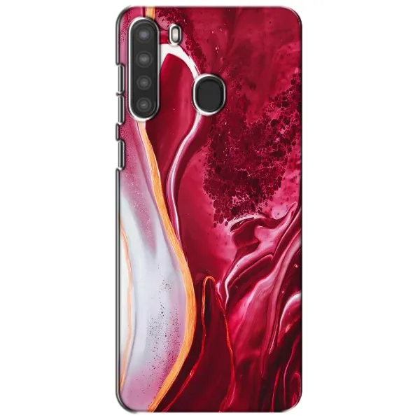 Чехол с принтом «Мрамор красный» для Samsung Galaxy A21 (A215) Чехол с принтом «Мрамор красный» для Samsung Galaxy A21 (A215)