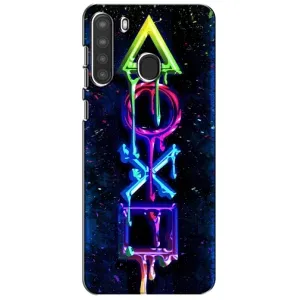 Чохли з тематикою Кіберспорт для Samsung Galaxy A21 (A215) (VPrint) (Pleystation лого)