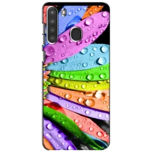Чехлы (ART) Цветы на Samsung Galaxy A21 (A215) (VPrint) (Семиквітка)