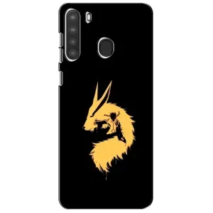 Naruto Anime Чохли для Самсунг Галаксі А21 (А215) (AlphaPrint) (силует Курама Наруто)