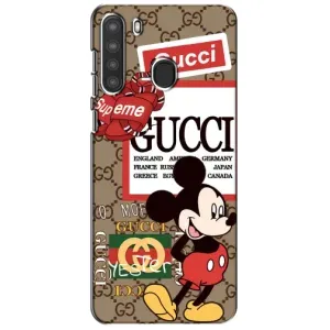 Чехол Disney Mouse Samsung Galaxy A21 (A215) (PREMIUMPrint) (Стильный Микки)