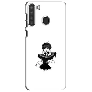 Чохли Венсдей на Samsung Galaxy A21 (A215) Уенсдей (AlphaPrint) (танець Венздей)