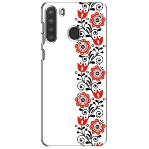 Чохол для Патріота України Samsung Galaxy A21 (A215) - (AlphaPrint) (Яскрава вишиванка)