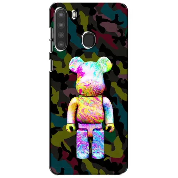 Чехол с принтом «Яркий Bearbrick» для Samsung Galaxy A21 (A215)