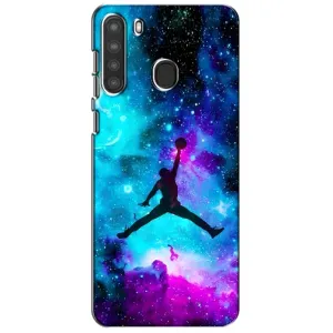 Чохли для Samsung Galaxy A21 (A215) - з картинкою JORDAN (AlphaPrint) (Яскравий Джордан)