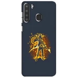 Naruto Anime Чохли для Самсунг Галаксі А21 (А215) (AlphaPrint) (золотий Наруто)