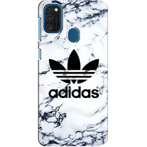 Чохли Адидас для Samsung Galaxy A21s (AlphaPrint) (Адідас на мраморі)