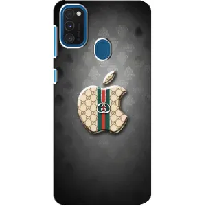Чехлы ГУЧЧИ для Самсунг А21с (AlphaPrint) (Apple gucci)