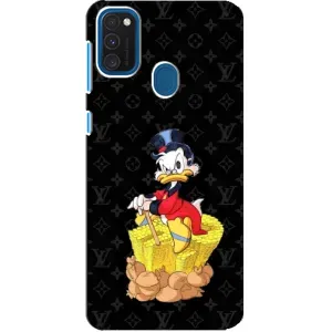 Чехли для Samsung Galaxy A21s - Скрудж МакДак Louis Vuitton (PREMIUMPrint) (Богатство Макдака)