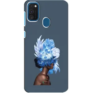 Чехлы (ART) Цветы на Samsung Galaxy A21s (VPrint) (Квіти на голові)