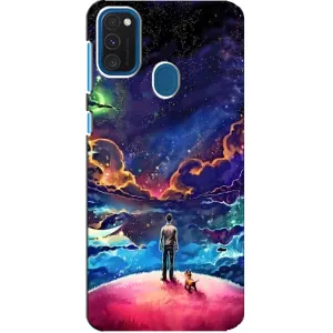 Космічні Чохли для Самсунг Галаксі Е21с (VPrint) (Вид Галактики)