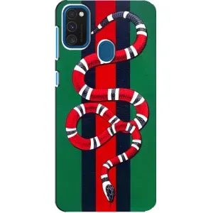 Чехлы ГУЧЧИ для Самсунг А21с (AlphaPrint) (Gucci змия)