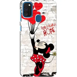 Чохол Disney Mouse Samsung Galaxy A21s (PREMIUMPrint) (Heart Minni)