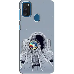 Чохол NASA для Samsung Galaxy A21s (AlphaPrint) (Космонавт фото)