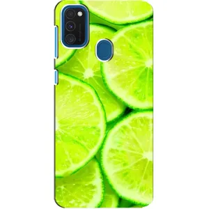 Чохли з фруктами для Samsung Galaxy A21s (VPrint) (Лайм)