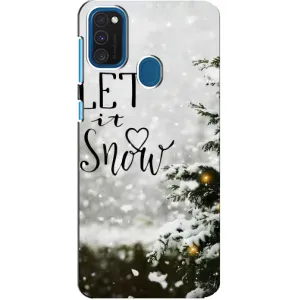 Новорічні, Святкові Чохли для Samsung Galaxy A21s - 2024 год (Let it snow)