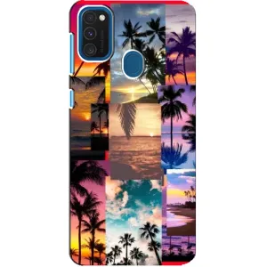 Силіконовий чохол з КАРТИНКАМИ літо для Samsung Galaxy A21s (AlphaPrint) (Літня відпустка)