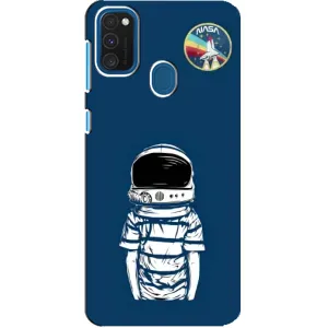 Чохол NASA для Samsung Galaxy A21s (AlphaPrint) (Хлопчик в шоломі)