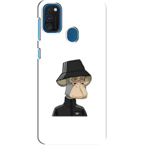 Чехлы с Обезьянами NFT для Samsung Galaxy A21s (AlphaPrint) (обезьяна NFT Adidas)