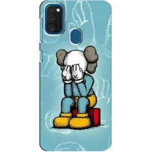 Чохли для Samsung Galaxy A21s - Bearbrick Louis Vuitton (PREMIUMPrint) (Плач Bearbrick)