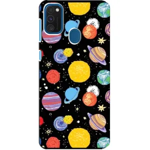 Космічні Чохли для Самсунг Галаксі Е21с (VPrint) (Намальовані планети)