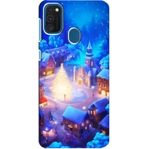 Різдвяні Чохли для Samsung Galaxy A21s (VPrint) (Різдвяне місто)