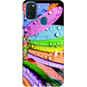 Чехлы (ART) Цветы на Samsung Galaxy A21s (VPrint) (Семиквітка)