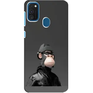 Чехлы с Обезьянами NFT для Samsung Galaxy A21s (AlphaPrint) (стильная обезьяна NFT)