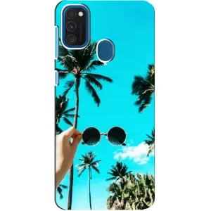 Силіконовий чохол з КАРТИНКАМИ літо для Samsung Galaxy A21s (AlphaPrint) (Погляд літо)