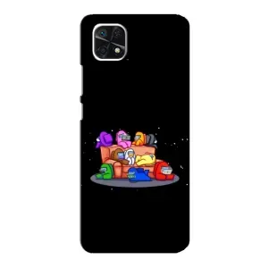 Чехол Амонг Ас для Samsung Galaxy A22 5G (AlphaPrint) (Амонг-ас)