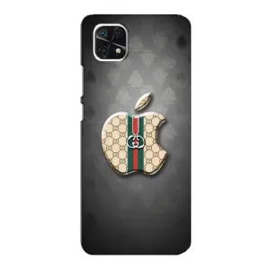 Чехлы ГУЧЧИ для Самсунг А22 (5G) (AlphaPrint) (Apple gucci)