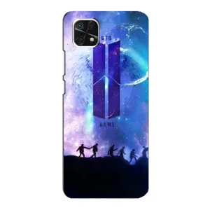 Чохли BTS для Samsung Galaxy A22 5G (AlphaPrint) (Army BTS)