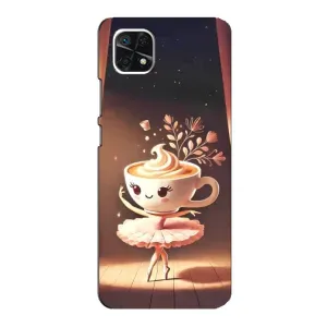 Чохол з мемом Тралалело тралала на Samsung Galaxy A22 5G (Балерина капучина)
