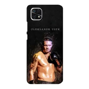 Чохол з картинкою Олександр Усик для Samsung Galaxy A22 5G (Боксер Олександр Усик)