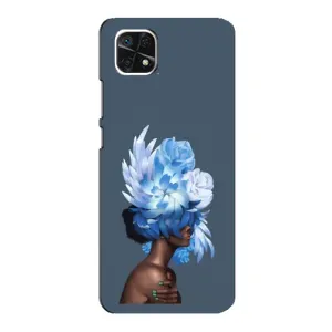 Чехлы (ART) Цветы на Samsung Galaxy A22 5G (VPrint) (Квіти на голові)