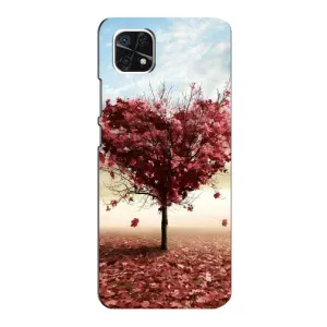 Чехлы для любимой на Самсунг Гелексі А22 5ДЖи (VPrint) (Дерево серце)
