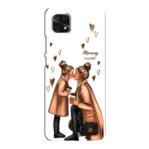 Чохол з друком для Samsung Galaxy A22 5G - (Мама з дитинкою) (AlphaPrint) (Донька і мама)